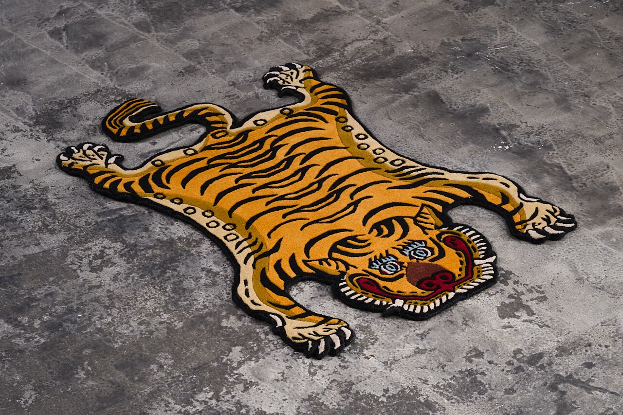 Tibetan Tiger Rug 《Sサイズ•ウール632》チベタンタイガーラグ
