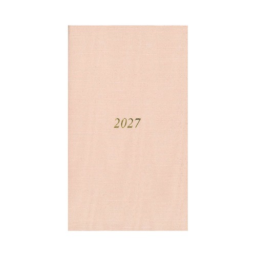 2027 DIARY タフタ・ピンク