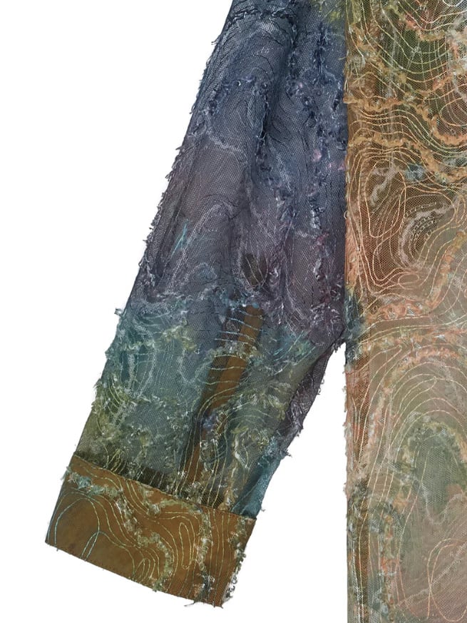 AMERI(Ladies)】RIPPLE SHAGGY ART SHIRT 0125104610600 | CLOAK&CO EC