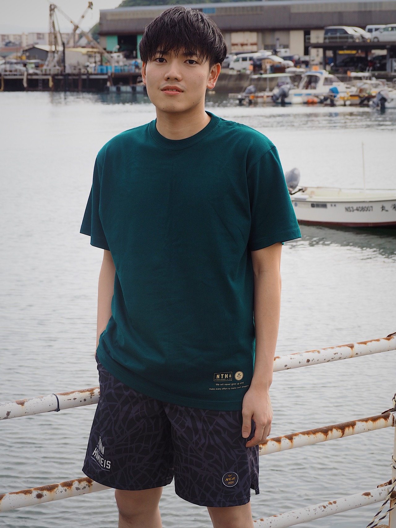 GOAT TEE （cotton100%）color Green - 5