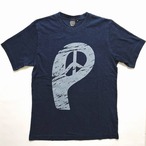 70%OFF ピース ダーク インディゴ Tシャツ：LOVE N' PEACE N' ROCK ' ROLL ラブ ン ピース ン ロック ン ロール