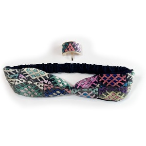 グアテマラ手織り hairband setーpastel color-2