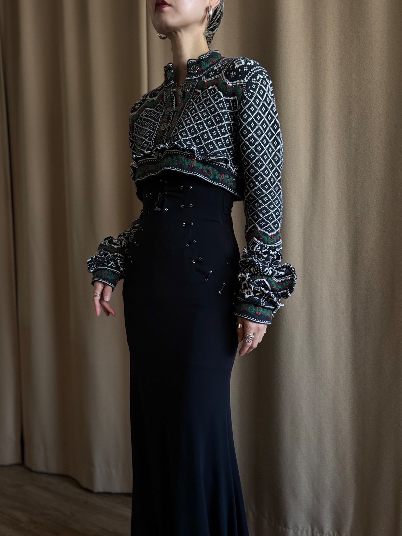 tyrolean cotton remake knit-5124-12