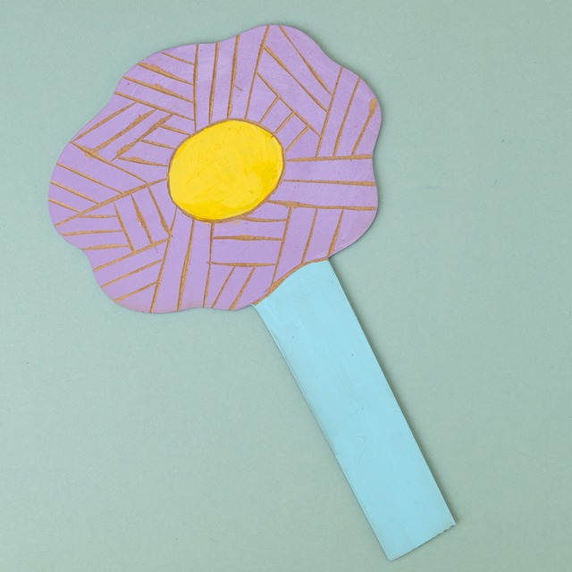 < あきやまりか > 木製パネル作品 - 16