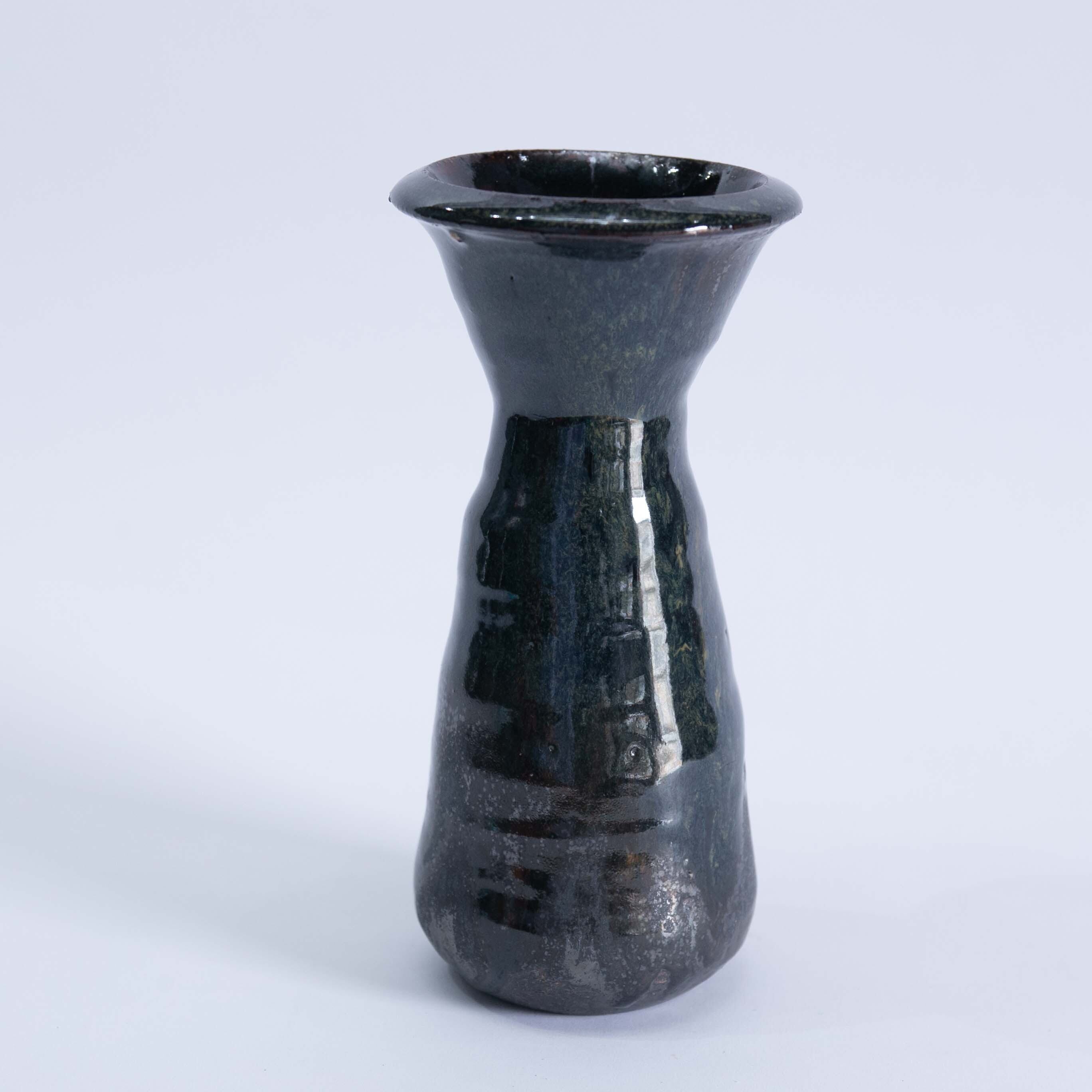 【希少・抽選販売購入品】姫野翔太 陶芸作品 花器【高さ20 口径7,5】 抽選販売】姫野翔太 陶芸作品 8 陶器鉢 【高さ10 口径12】 | 青坊主
