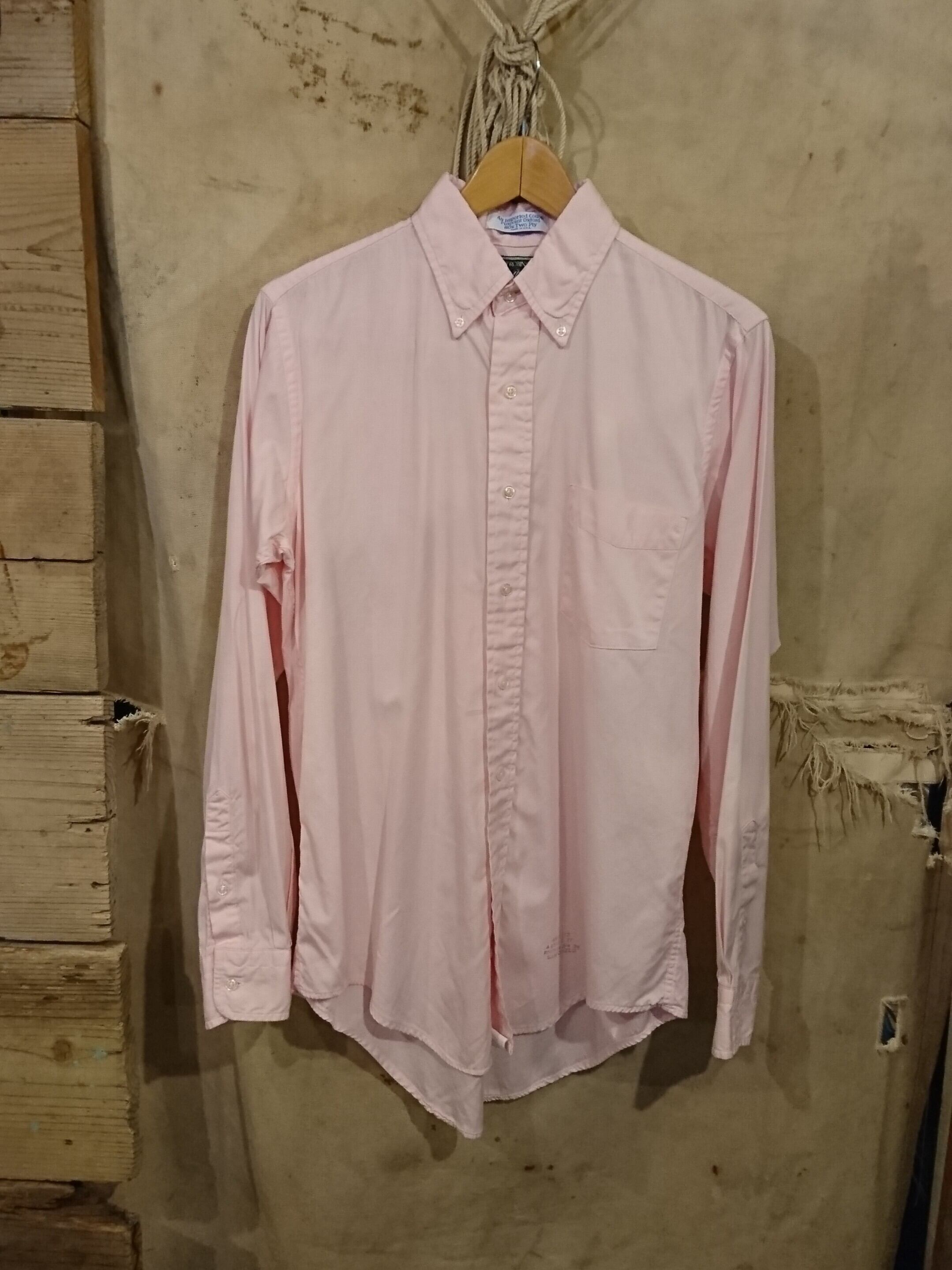 80s JW ROBINSONS B.D OXFORD SHIRT MADE IN USA