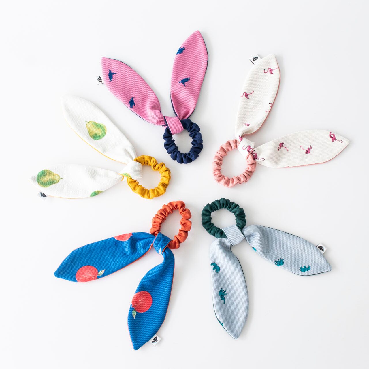 リボンシュシュ 【ゾウ】ブランド 子供 春 夏 ヘアアクセサリー リボン