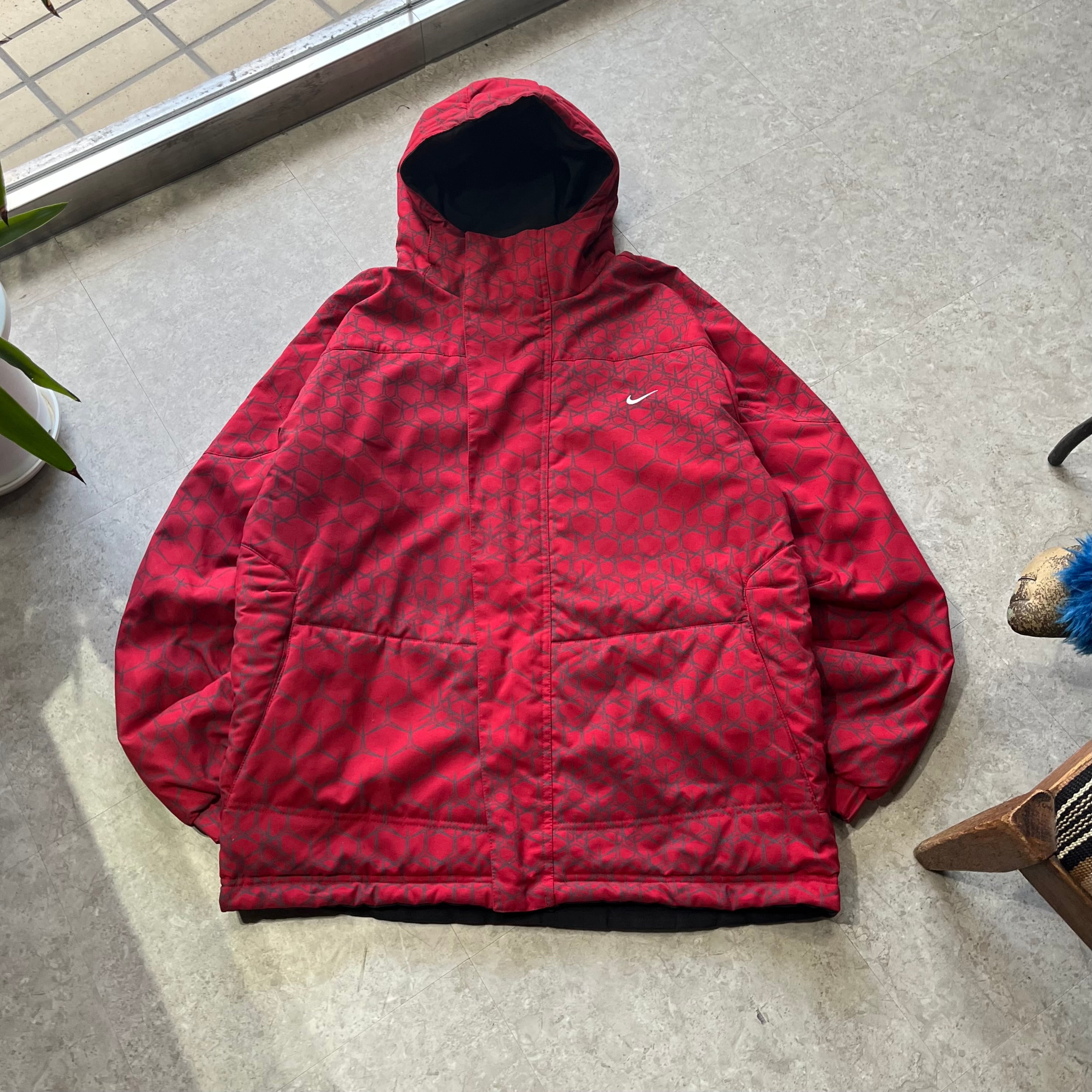 reversible‼︎00s NIKE geometric pattern reversible jacket【仙台店】