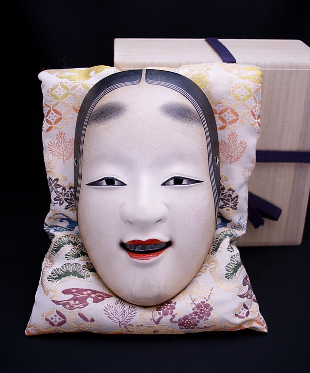 Noh Mask Japanese Ko-omote Nogaku | syokuninkai