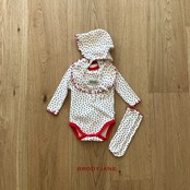 韓国子供服 / 26Autumn / 〖取寄〗Brodyjane / ジャガードベリー2スタイ / ベビー服 / 赤ちゃん服 / スタイ *FREE*