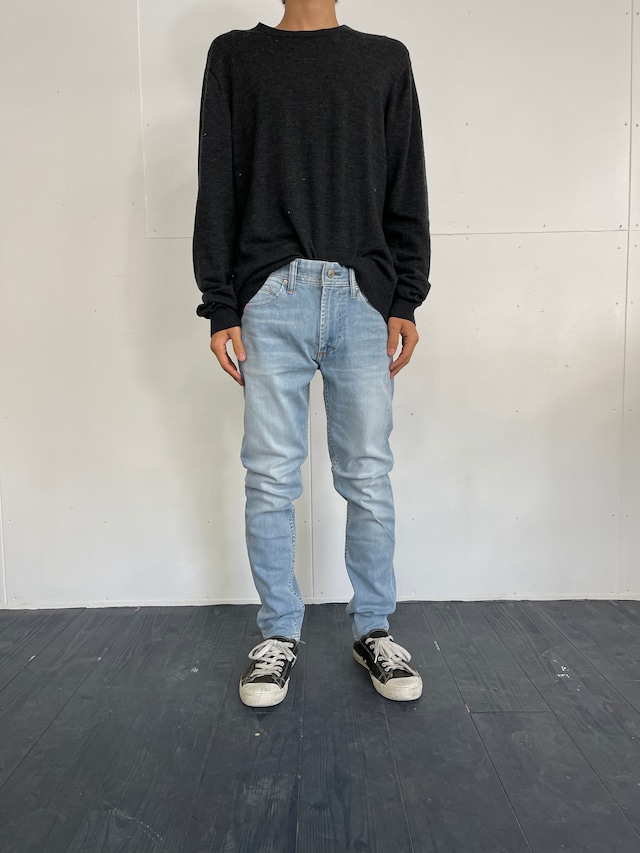 e JEANS ストレッチスリムパンツ indigo（e801-038）