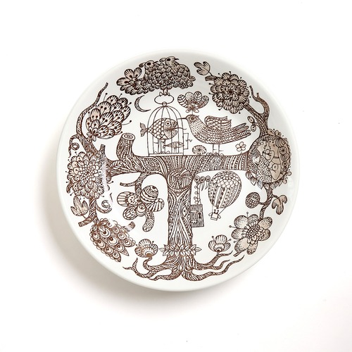 Gustavsberg グスタフスベリ Eros エロス 190mm深皿 - 2C 北欧ヴィンテージ