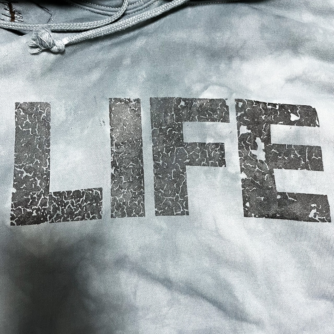 UNFINISHED LIFE柄ビッグパーカー2023032