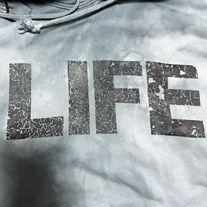 UNFINISHED LIFE柄ビッグパーカー2023032