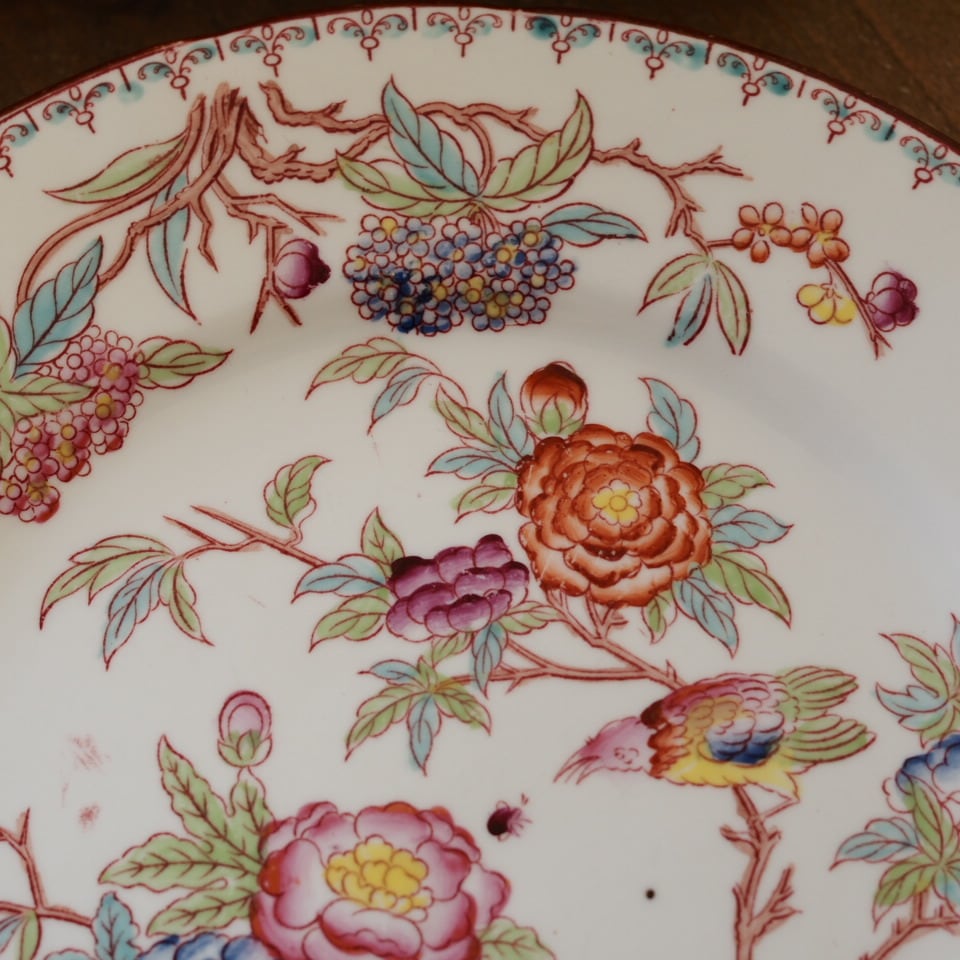 フランスアンティーク サルグミンヌミントン252 プレートB F3