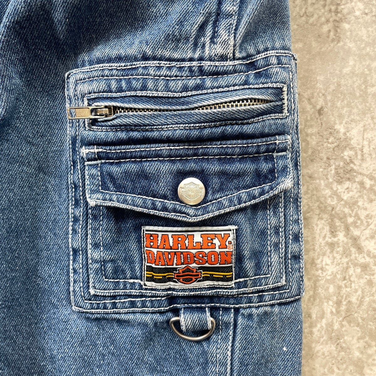 kids】HARLEY DAVIDSON ハーレーダビッドソン デニム オーバーオール