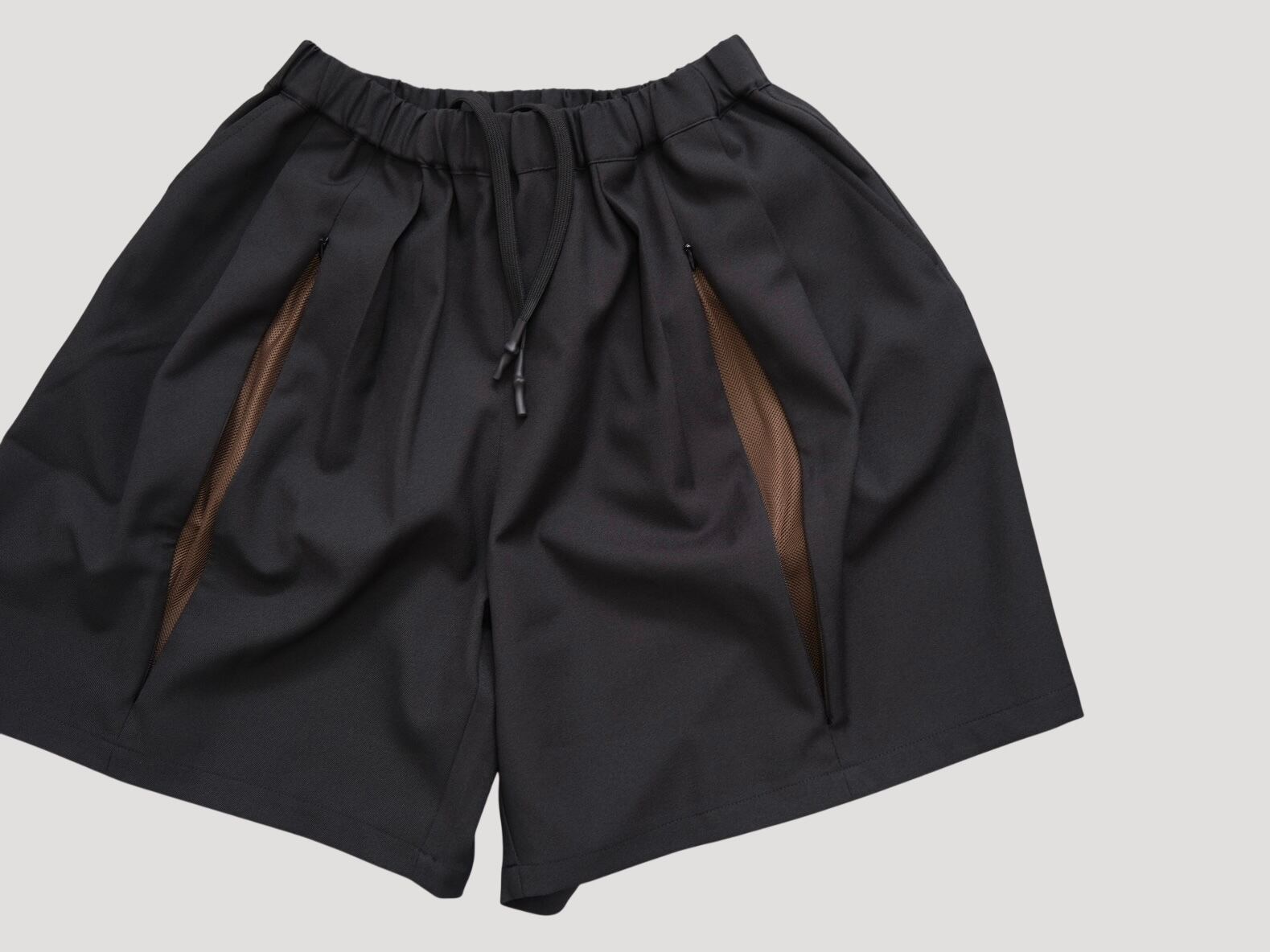 UNTRACE　ニーショーツ _263 BLACK/ DARK BROWN UNTRACE” _263” | Lapel online store