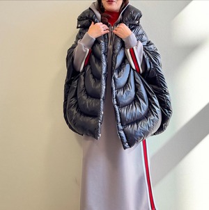 ミカーレミカーレ MICALLEMICALLE 中綿ポンチョコート