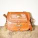 USA VINTAGE HAND MADE DESIGN LEATHER SHOULDER BAG/アメリカ古着ハンドメイドデザインレザーショルダーバッグ