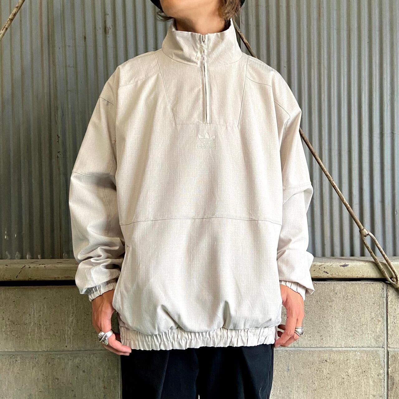 adidas アディダス ハーフジップ ハイネック プルオーバージャケット 