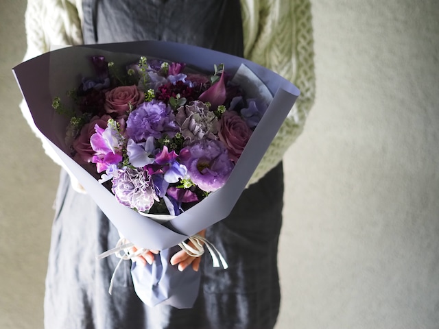 【Fresh bouquet】Purple bouquet ※ 5/8～5/12着指定不可