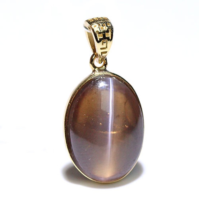 〔J362-11〕SV925 シリマナイトキャッツアイ ペンダントトップ 珪線石【ランダム発送】