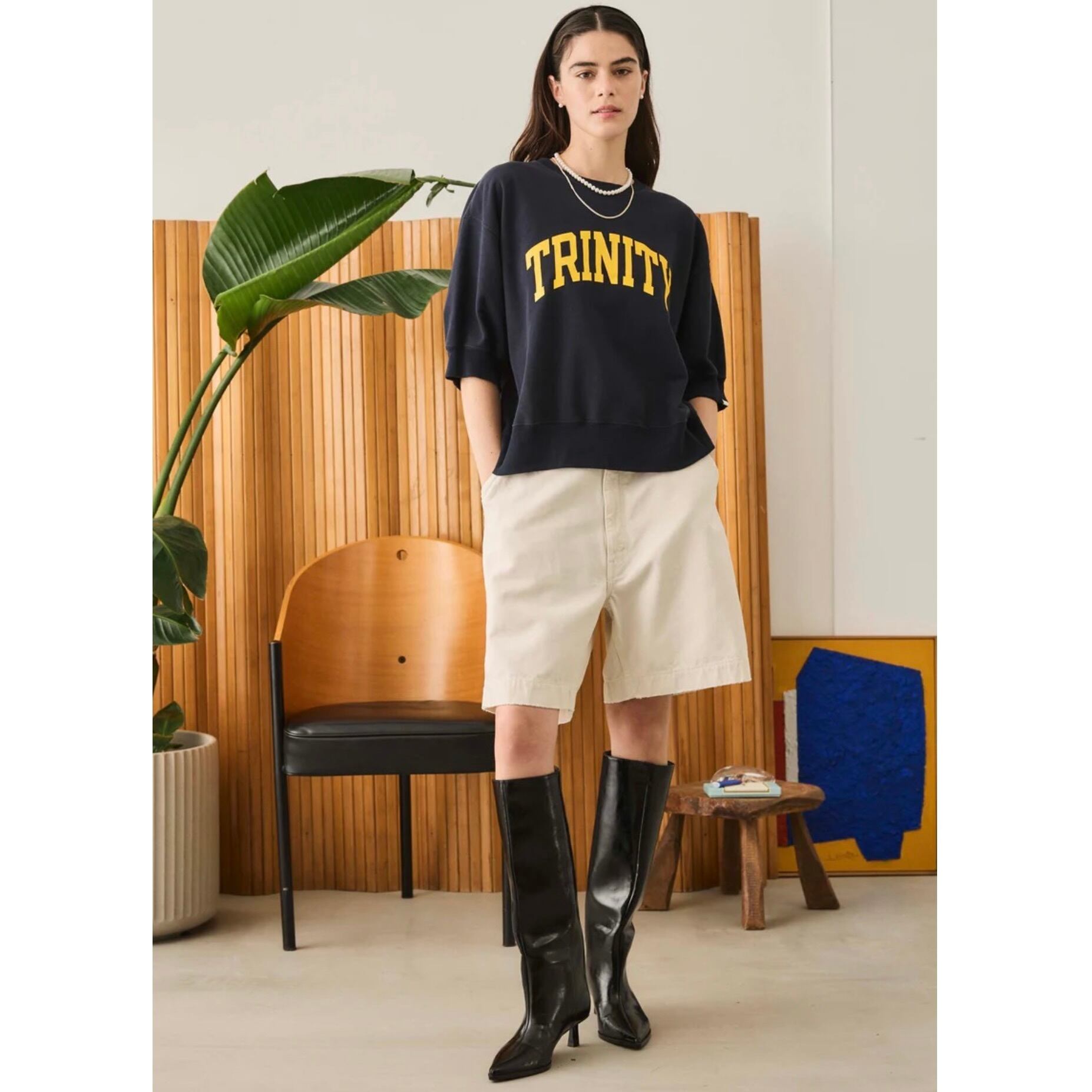 Oblada HALF SLEEVE SWEAT SHIRTB SHIRT | 1F Store