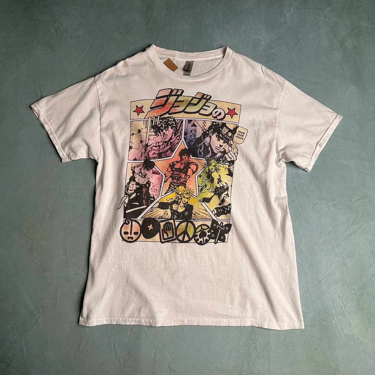 ジョジョの奇妙な冒険 アニメTシャツ 半袖Tシャツ 白 | RUFFY