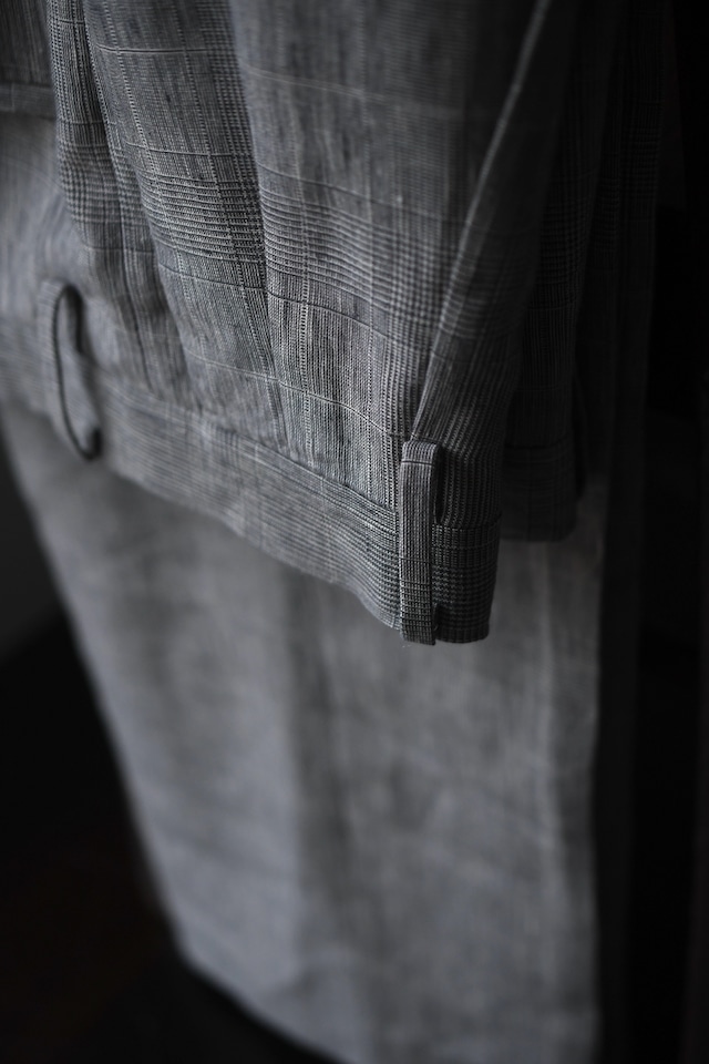 KAPTAIN SUNSHINE / Shoecut Slacks (Glen Plaid)