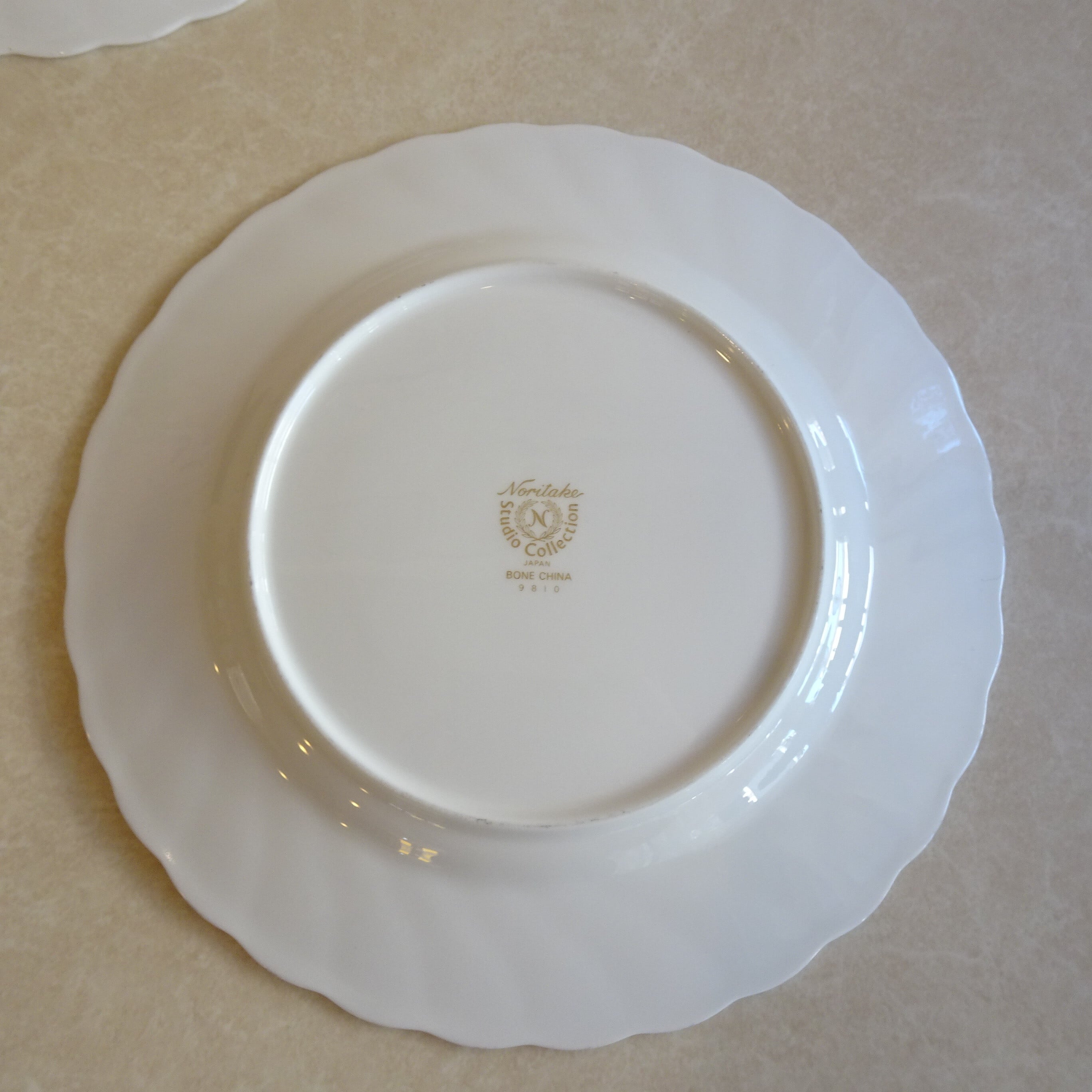 ノリタケ 白いプレート（未使用） | 純喫茶家具の村田商會