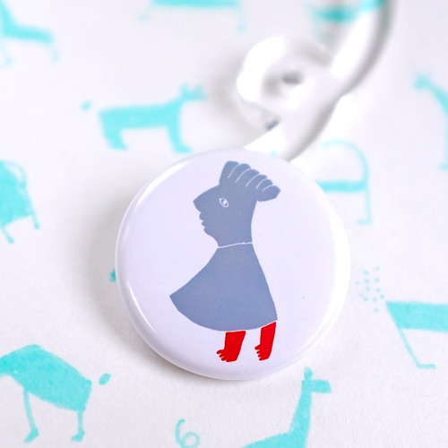 【CHIQON】ROUND  缶バッチ「GY」