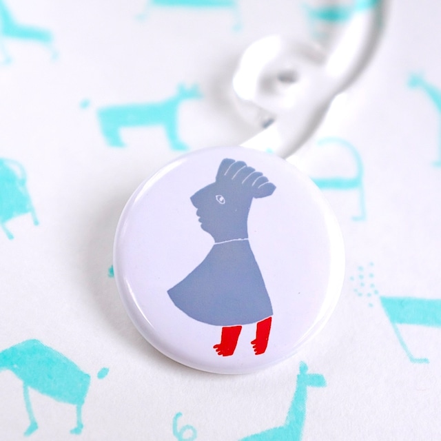 【CHIQON】ROUND 缶バッチ「GY」