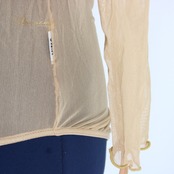 社交ダンス 衣装 スタンダード トップス レッスンウェア レディース オールシーズン U:NA ベージュ系 無地 シンプル 長袖 レオタード 練習着 伸縮性あり 高品質 練習用 ダンスウェア カジュアル フィット感 レディースファッション 春夏秋冬 コーディネート 簡単着脱 ボタン付き カラー展開 薄手 柔らかい 着心地抜群