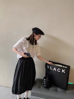 コードアジャスター付き バルーンスカート　AJ1365-E003