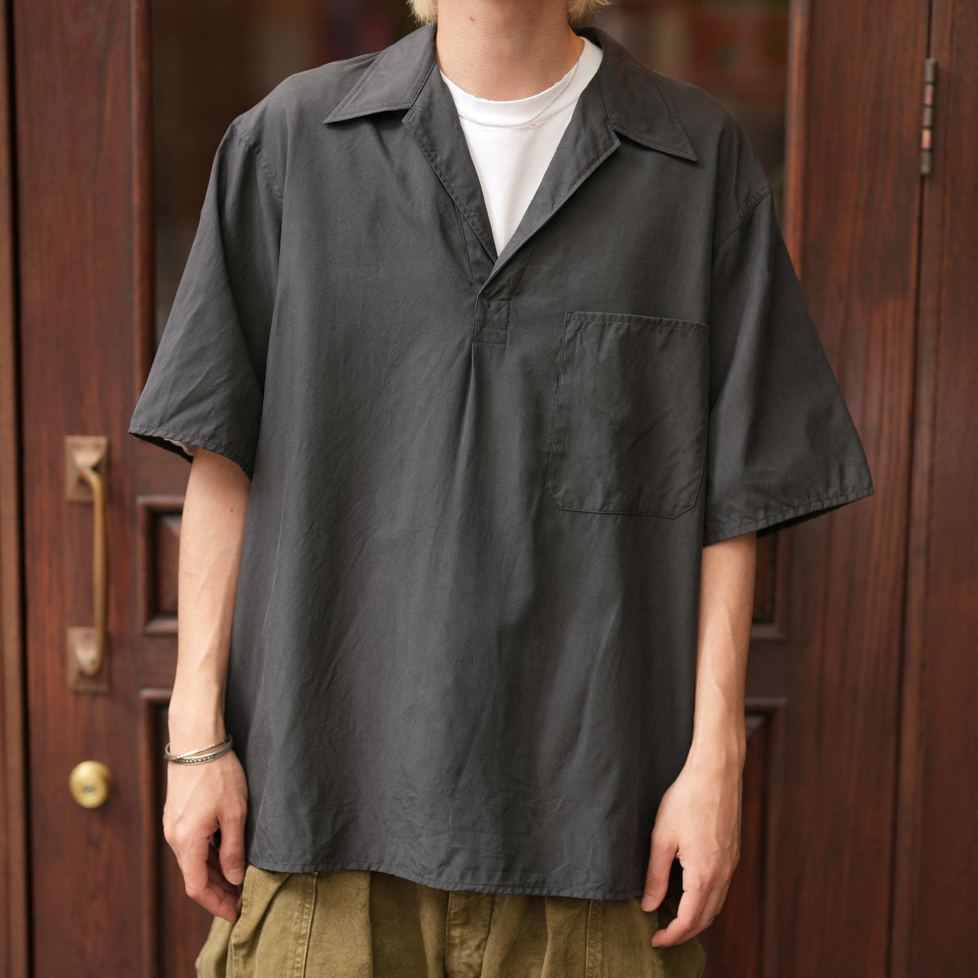 KAPTAIN SUNSHINEストールキャプテンサンシャイン/コットン×シルク KAPTAIN SUNSHINE(キャプテンサンシャイン) 26SS 