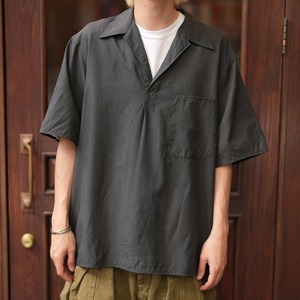 KAPTAIN SUNSHINE(キャプテンサンシャイン) 26SS "Silk Pullover SS Shirt" -INK BLACK-