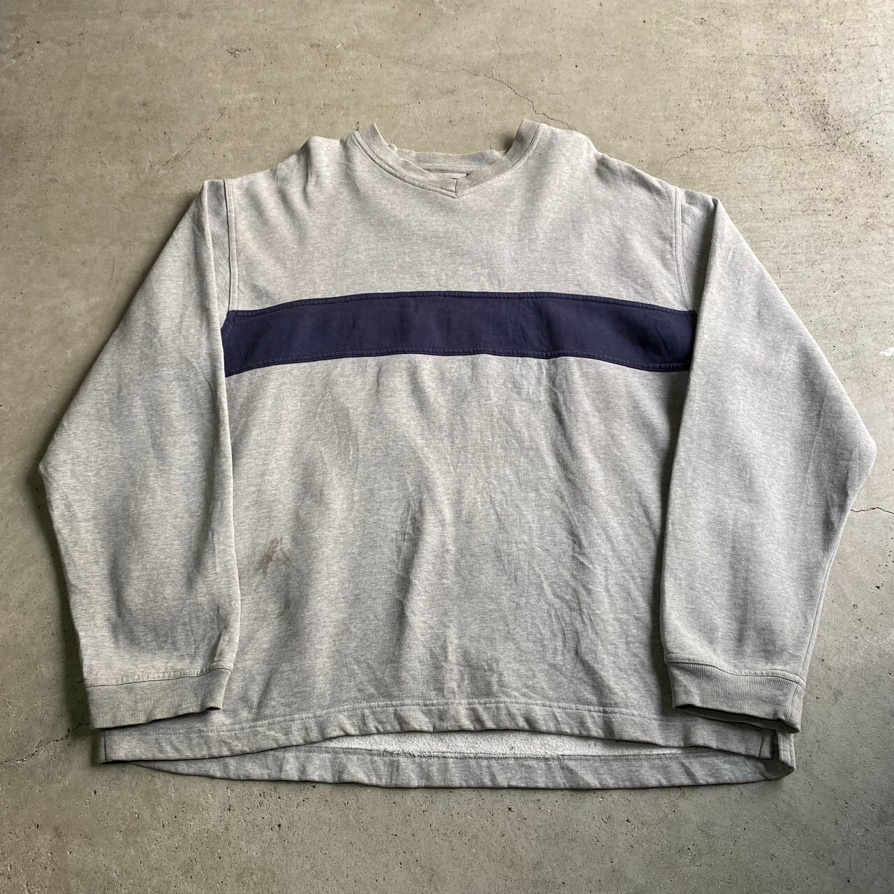 XXL OLD GAP ATHLETIC ハーフジップ スウェット ネイビー