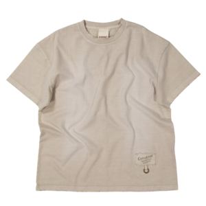 [UNDERMYCAR] Covernat X Undermycar Destroyed Patch T-Shirts Beige 正規品 韓国ブランド 韓国通販 韓国代行 韓国ファッション アンダーマイカー 日本 店舗