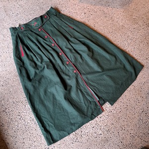 チロリアンウール混スカート used [211082]