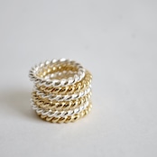 AURORE HAVENNE  Silver Twist Ring n°2