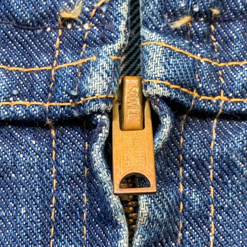 60's WRANGLER ラングラー デニムジャケット 11MJZ 後期 縦ベル BLUE