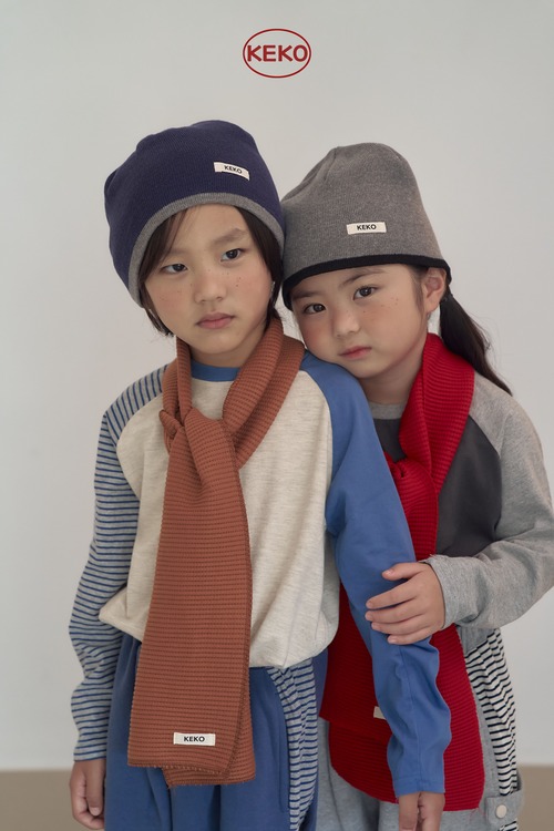 KEKO［取寄］color chip muffler 26autumn 컬러칩머플러