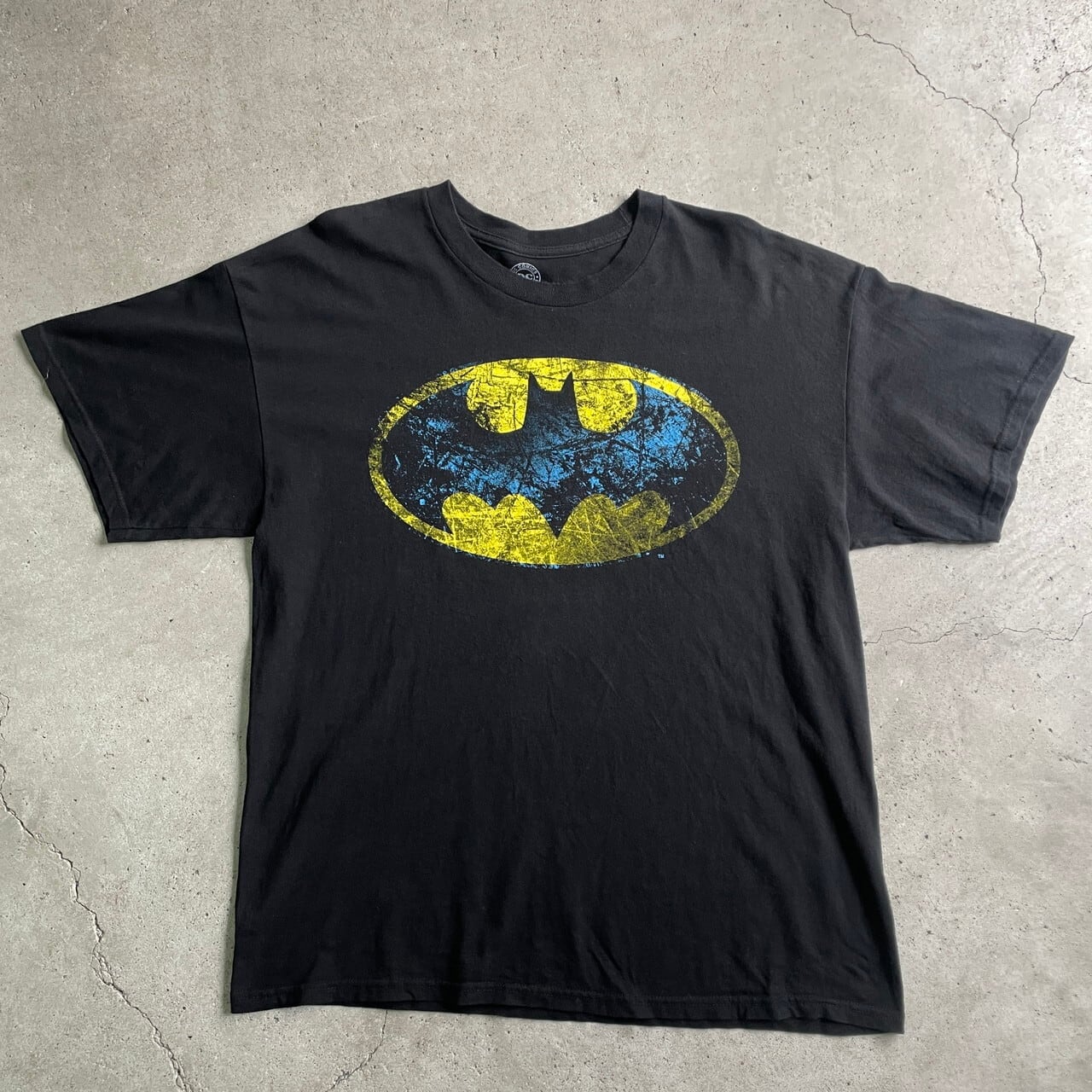 BATMAN バットマン ロゴプリントTシャツ メンズXL 古着 DCコミック ...