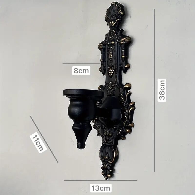 ウォールキャンドルホルダー 壁掛け キャンドルスタンド アンティーク