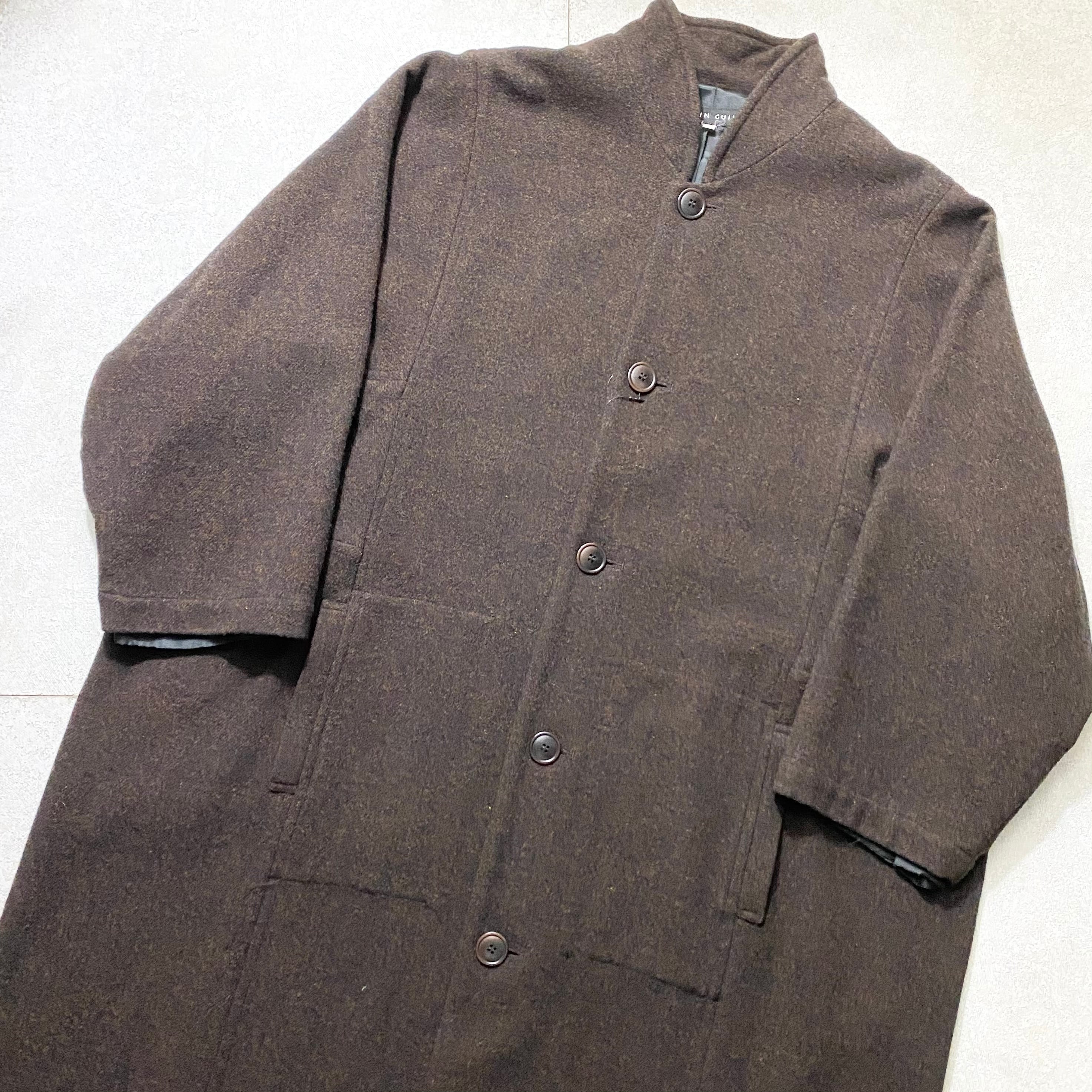 vintage SHIRIN GUILD stand collar wool coat | NOIR ONLINE