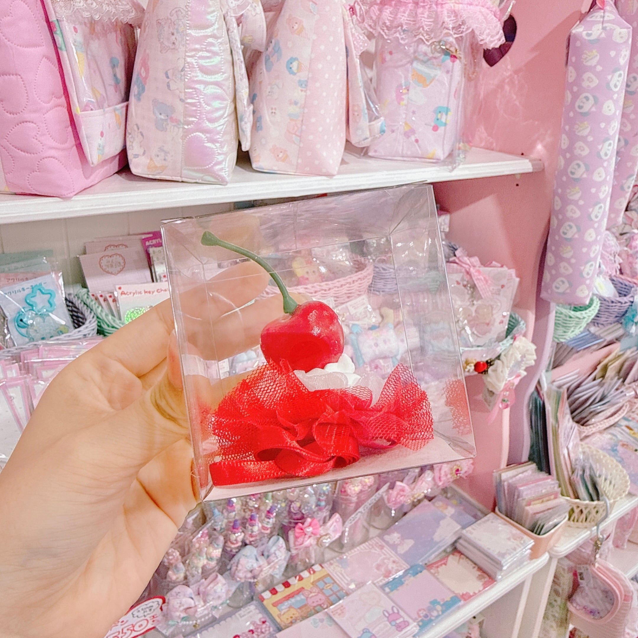【J2】16-25ぬいぐるみ用ホイップチェリーヘッドドレス