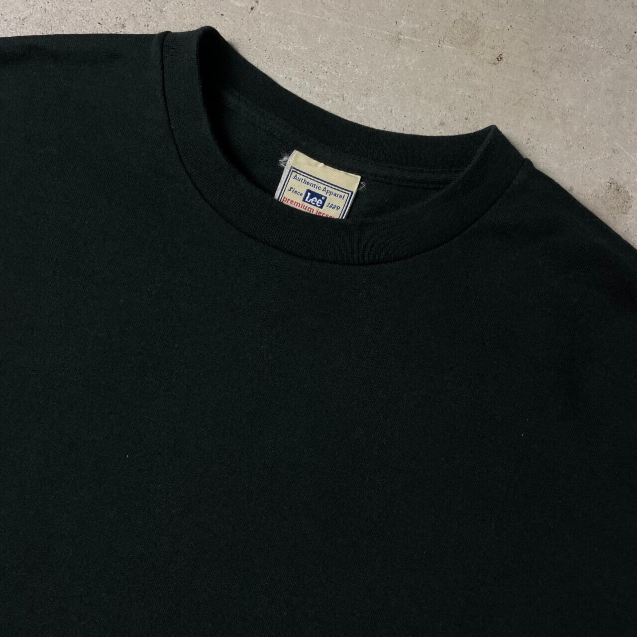 00年代 Lee リー Premium Jersey 無地 ブランクTシャツ メンズL 古着 