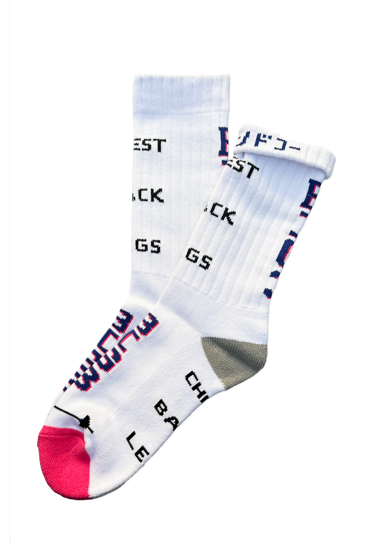 <NEW> "BIG3 - white-" Socks