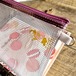 【ポーチ単品】推し活に！肩がけできるクリアポーチ｜カラードバインダーL用（Dカン対応）