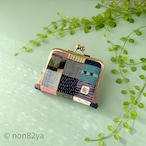 ほどよいお財布 久留米絣パッチワーク